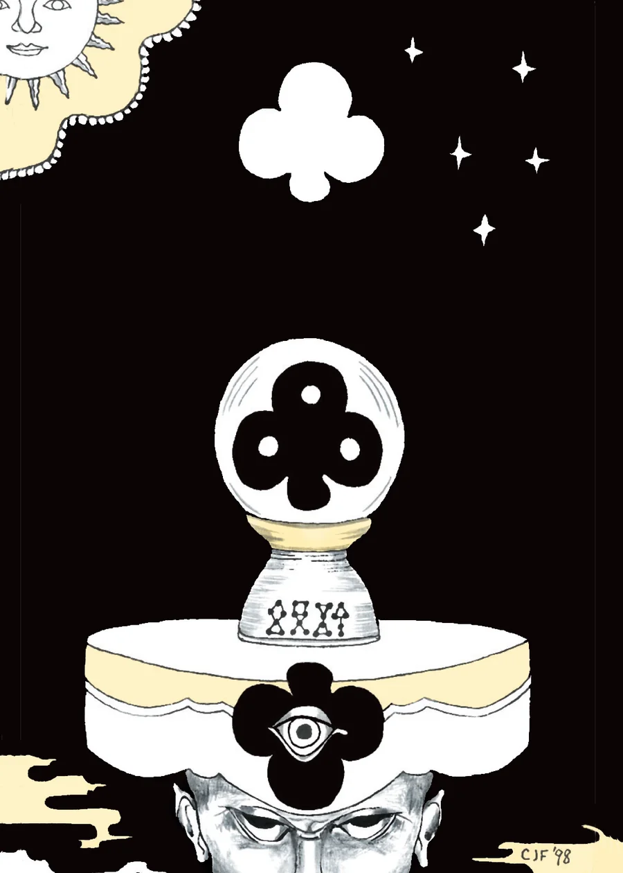 3 of Clubs — The Wish from the Playing Card Oracles deck