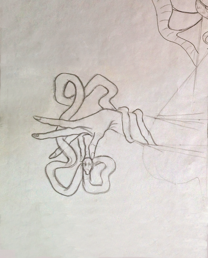 Seven — Hand — artwork by C.J. Freeman