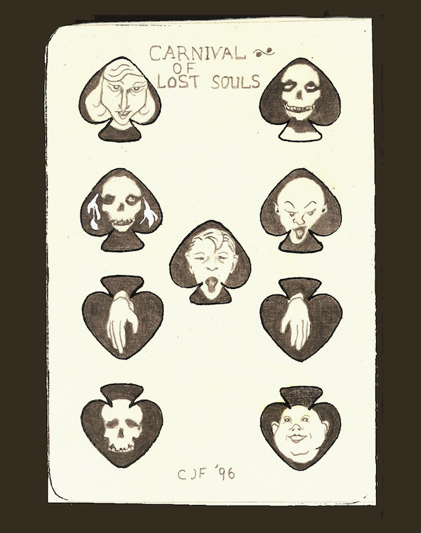Nine of Spades — Carnival — artwork by C.J. Freeman