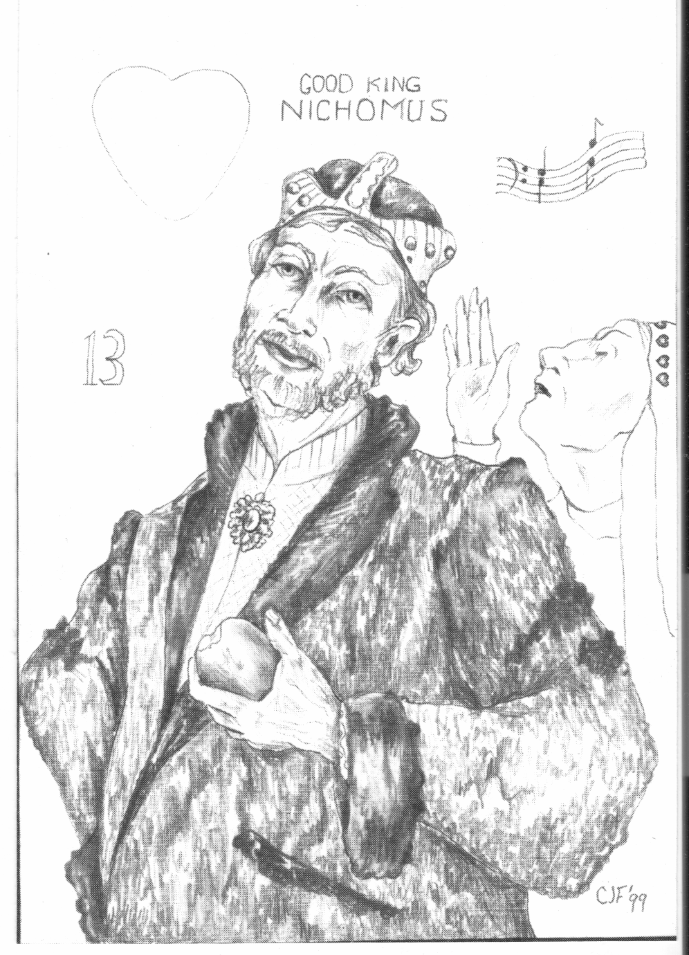 King of Hearts — Fur Early Sketch — artwork by C.J. Freeman
