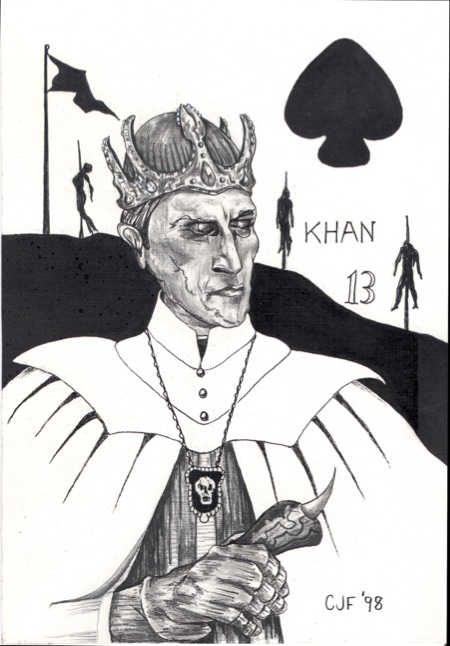 King of Spades — Early Sketch — artwork by C.J. Freeman