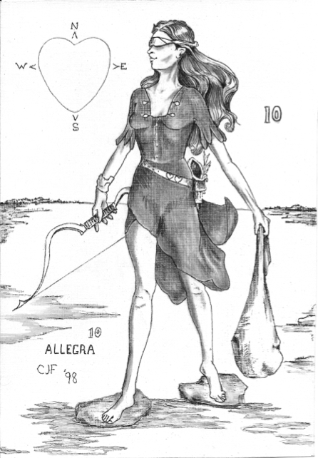 Lady of Hearts — artwork by C.J. Freeman
