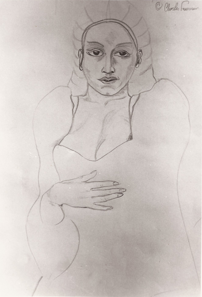 Lady of Spades — Sketch — artwork by C.J. Freeman
