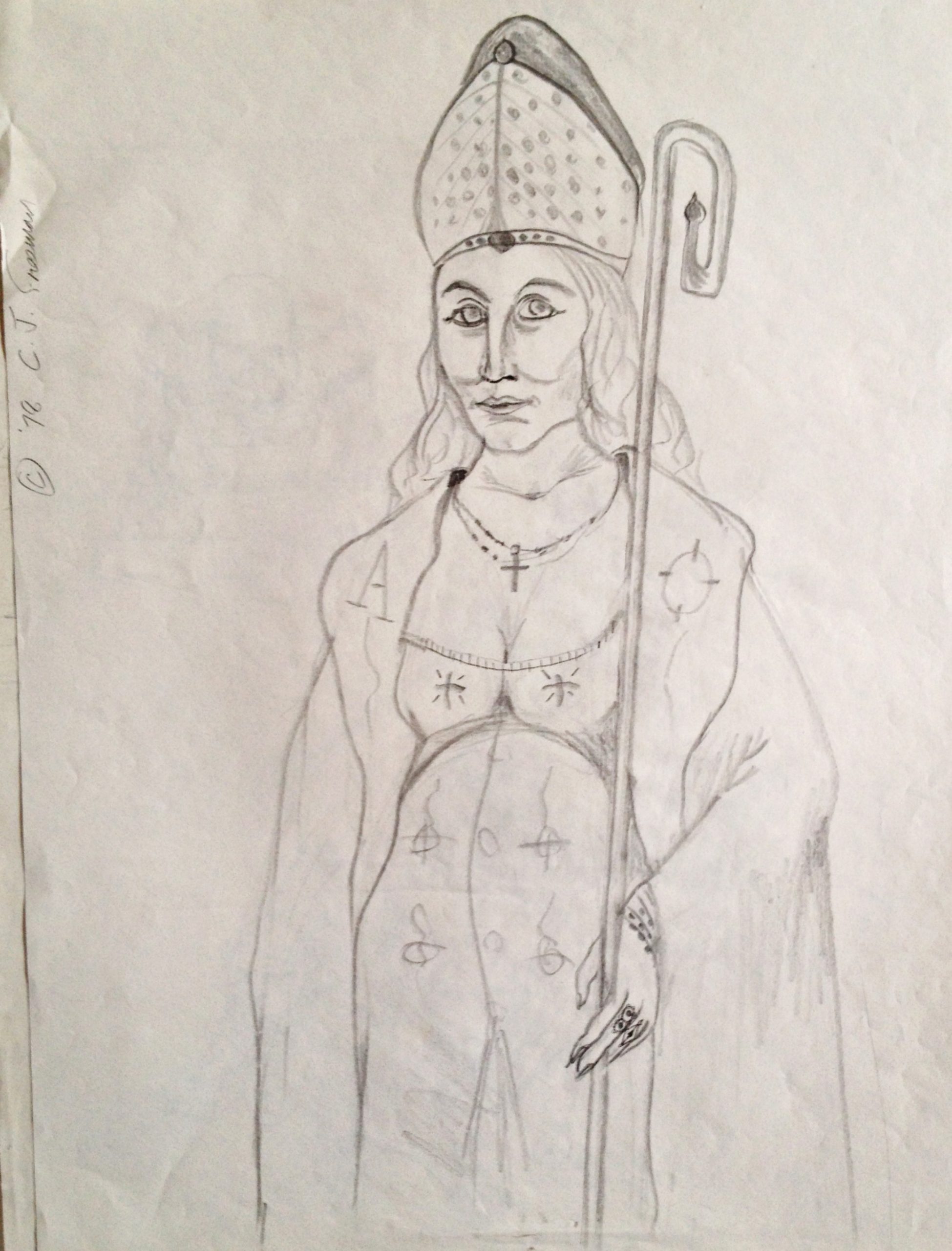 Queen — Pope — artwork by C.J. Freeman