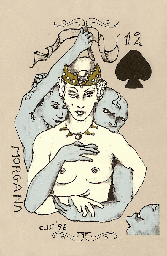 Queen of Spades — Game Crafter — artwork by C.J. Freeman