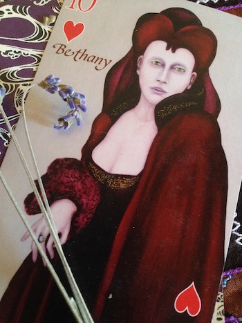 10 of Hearts, the LADY Bethany cjf card deck