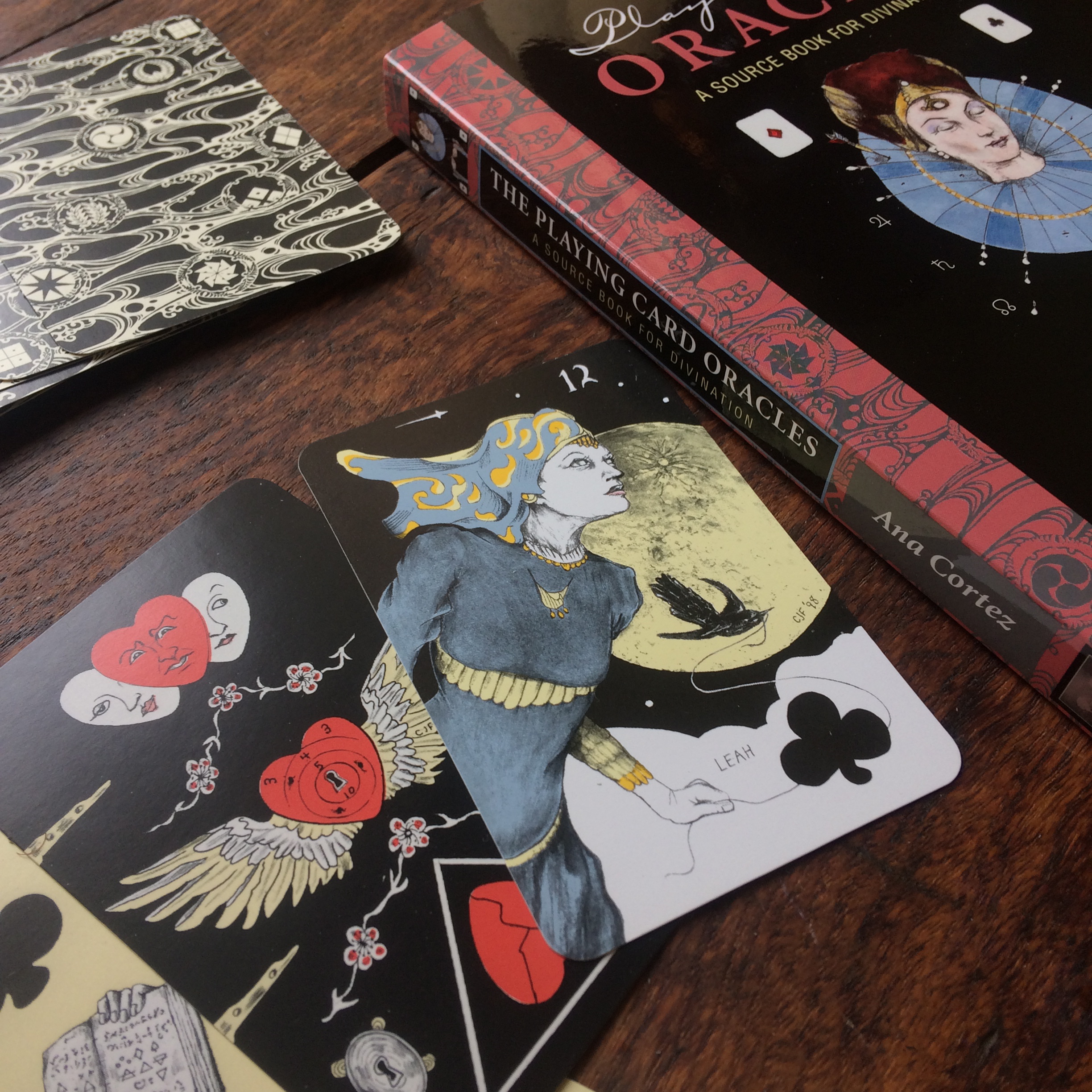 Original "Vintage" Playing Card Oracles with book